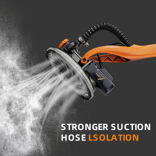 English Elm Drywall Sander 820w Direct Drive Telescopic with Vacuum Dust Collection and Led T3177P305032