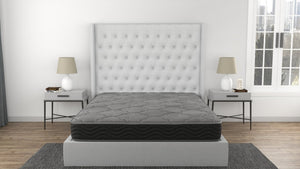 English Elm Cs Hybrid Pocket Coil Firm Queen Mattress with Knitted Top and Edge Support B337P293518