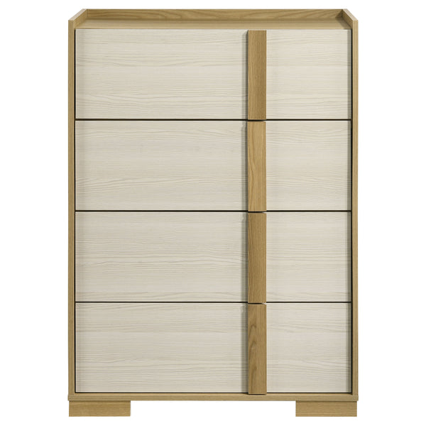 English Elm Lincoln 4-Drawer Chest - Space-Saving Storage With Modern Charm For Any Bedroom Or Hallway B062P378412