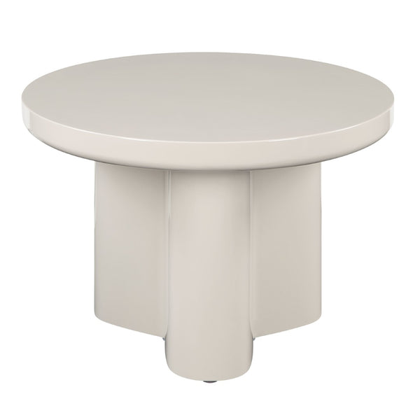 English Elm Joane Sleek Square End Table with High Gloss Mdf Top for Modern Living Spaces B2726P442576