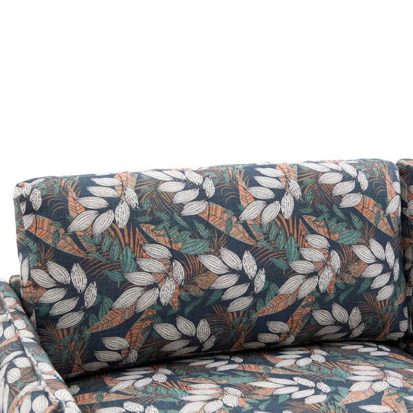 English Elm Modern Chenille Loveseat with Pocket Spring Cushions and Rubberwood Legs for Living Room Green N763P347228F