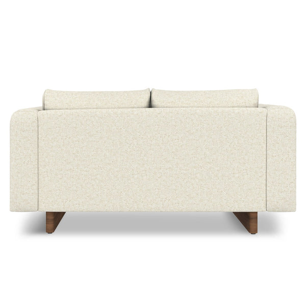 English Elm Jones 61 inch Loveseat with Eco-Friendly Polyester Upholstery, High-Density Foam Comfort & Durable Frame Ivory B136P364291