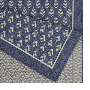 English Elm Sunshine Blue Indoor/Outdoor Area Rug - Durable, Stain-Resistant, 5'3" X 7'3" For Busy Spaces B186P198872-GIGA