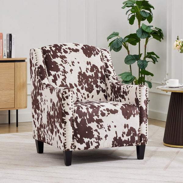 English Elm Christopher Knight Home® - Mirod Velvet Tufted Accent Chair with Birch Legs, Modern Plush Armchair for Living Room & Bedroom Comfort N760P253363M
