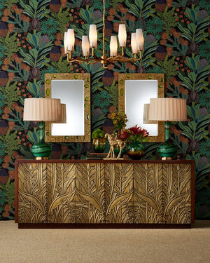 Currey & Company Mathilda Chandelier - Artful Matte Gold Lighting With 8 Milky Glass Shades & Adjustable Drop Length Gold Glass ,Brass 9000-1285-currey-company