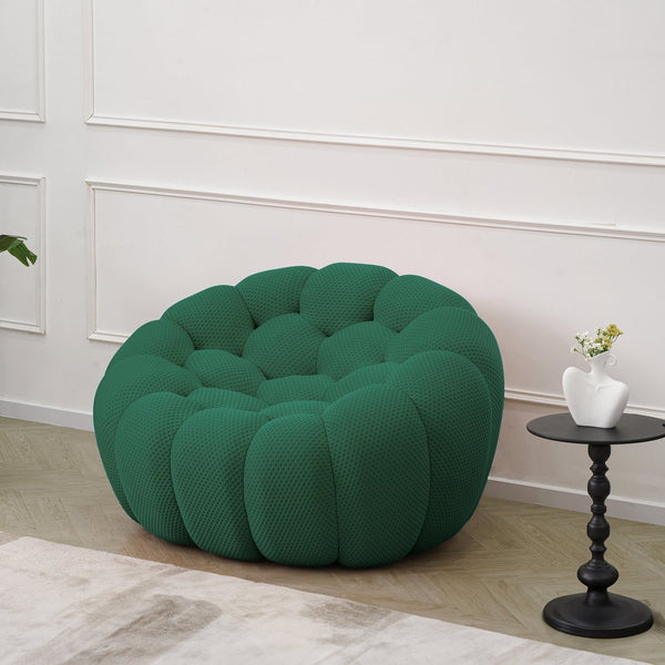 English Elm Bubble Modular Sofa Single Seat In Green - Stylish, Ergonomic Design For Comfort & Versatility B341P320923