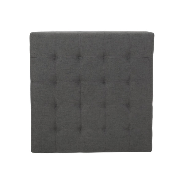 English Elm Upholstered Waffle Tufted Storage Ottoman with Birch Legs for Modern Living Rooms N757P377356E