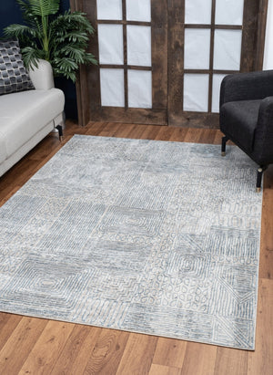 English Elm Elegance Blue Area Rug 2 Ft. X 3 Ft. – Soft, Durable, Stain-Resistant & Kid-Friendly For Any Room B186P181059