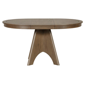 English Elm Trexm Rustic Farmhouse Extendable Dining Table Oak Veneer Drop Leaf Seats Six Espresso N715P399861P