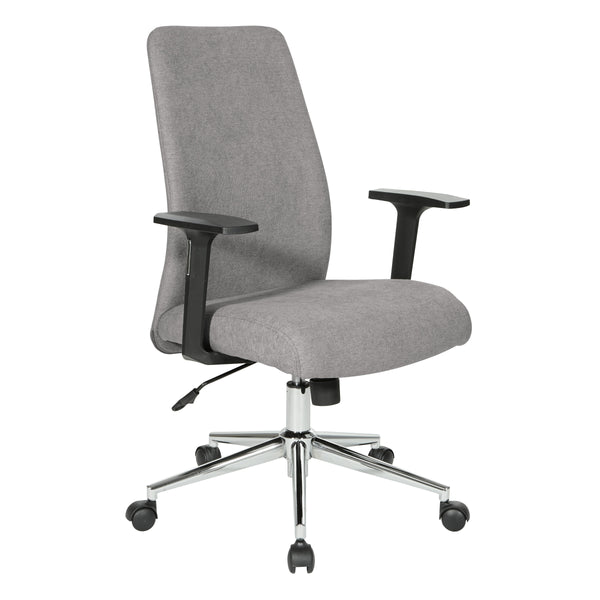 OSP Home Furnishings Evanston Office Chair Fog