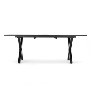 English Elm Christopher Knight Home® - Outdoor Expandable Cast Aluminum Rectangular Dining Table - Elegant, Weather-Resistant Design! N768P348384B
