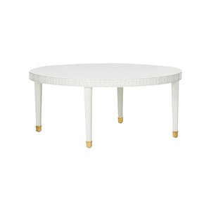 Lindsay Street Cocktail Table White/Cream 385923 Chelsea House