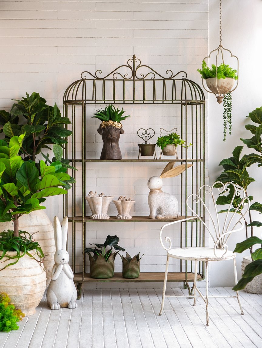 English Elm 14.5x8.5x13.5" Magnesium Horse Statue Planter with Textured Brown Finish, Gold Leaf Crown, Indoor/Outdoor Durable Decor W2078P335759