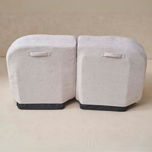 English Elm Convertible Fold-Out Double Sofa Bed with Thick Cushioning, Adjustable Backrest & Space-Saving Design White W244S00005