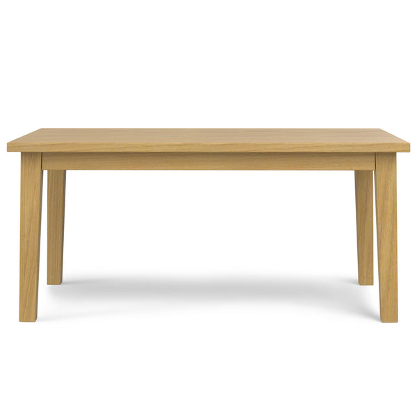 English Elm Eastwood Oak Dining Table 66"x40" Solid Oak Veneer, Thick Legs, Hand-Finished Lacquer, Seats 6 B136P203500