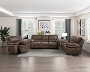 English Elm Plush Power Recliner with Usb Port Microfiber Upholstery and Solid Wood Frame Support B011P229987