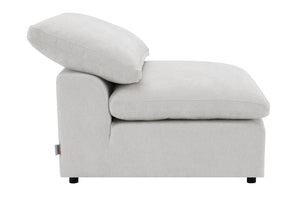 English Elm Naveen Ivory Linen 6-Piece Modular Sectional Set With Ottoman For Ultimate Comfort & Customization B2726S00420