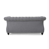 Christopher Knight Home® - Noble House - Somerville Traditional Chesterfield Loveseat Sofa