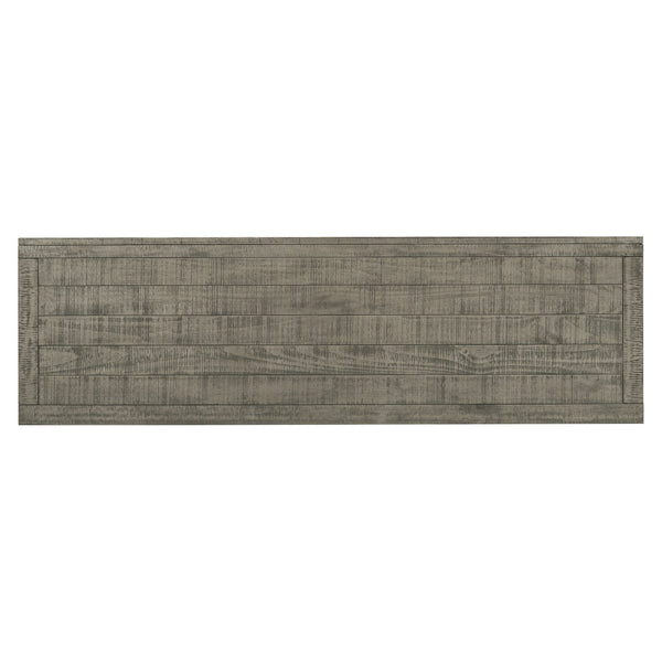 English Elm U_Style Versatile Storage Cabinet Sideboard with Solid Pine Legs, Adjustable Shelves, 275 lb Top Capacity Gray WF531505AAE
