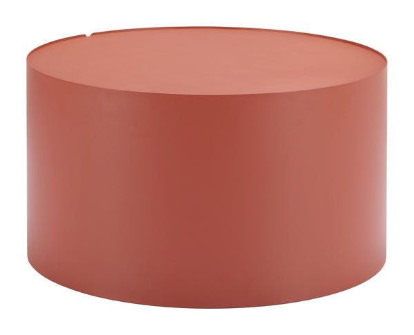 Zuo Modern Bayu Side Table - Modern Aluminum Design With Natural Elements For Versatile Home Or Hospitality Decor Brown Aluminum 704072-zuo-modern