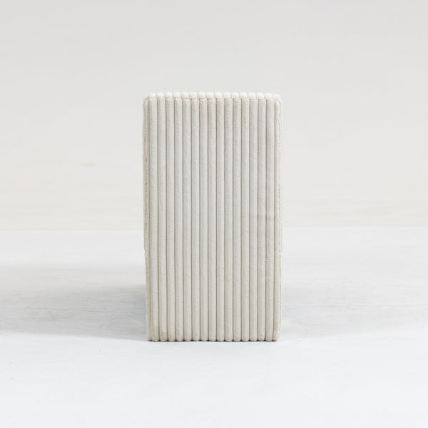 English Elm Modular Sofa Coffee Table With Storage, Usb Ports & Cupholders - Stylish Beige For Small Spaces W3098P257004