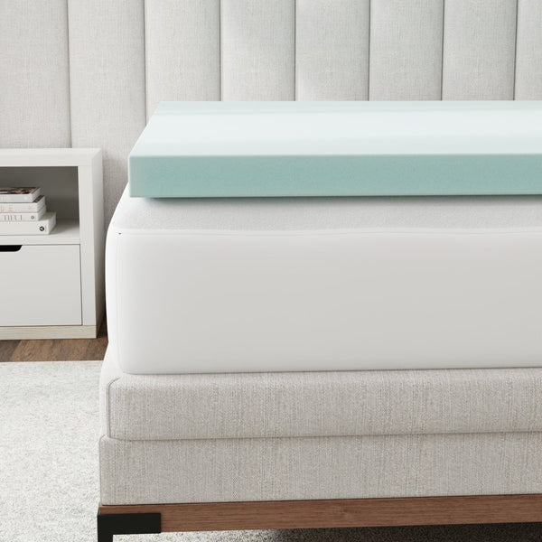 English Elm 3 Inch Certipur-us Memory Foam Full Mattress Topper Breathable Pressure Relief B337P335282