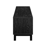 Hamkke Boho Coastal 70" TV Stand with Rattan Doors - Stylish, Modern Storage for TVs Up to 80"