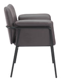 Heritage Accent Chair Brown 110357 Zuo Modern