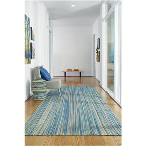 Capel Rugs Hampton Coastal Charm Area Rug - Embrace Rustic Elegance With Crisp Basket Weave Texture For Your Home Seaglass Blue 34% Wool,33% Nylon,33% Polyester 0404rs00240036425