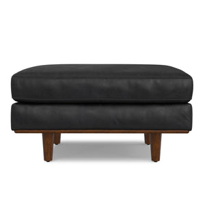 English Elm Morrison Ottoman - Handcrafted Mid-Century Modern Footrest & Extra Seating With Eco-Friendly Design B136P364272