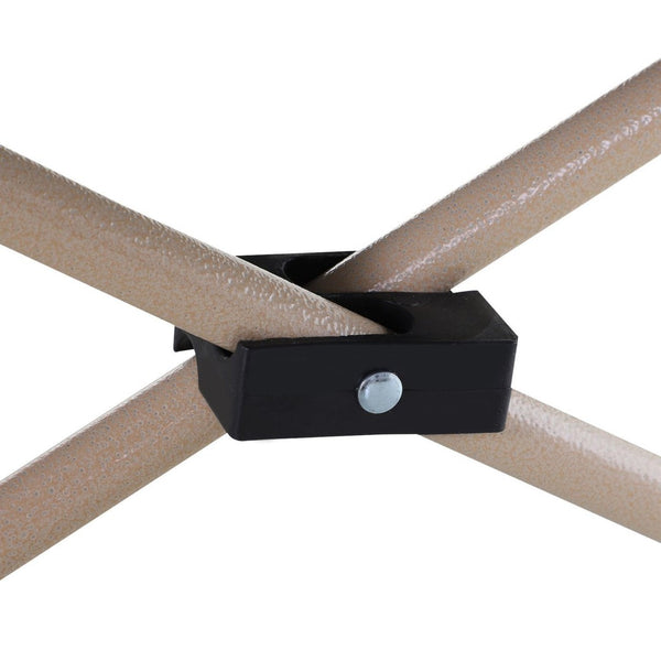 English Elm Outsunny Portable Folding Camping Cot With Carry Bag, Side Pocket, Elevated Support For Travel & Outdoor Use W2225P200880-GIGA