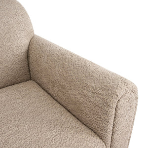 English Elm Rapallo Upholstered Accent Chair Plush Seat Modern Frame for Living Room or Entryway Light Brown N776P381488L