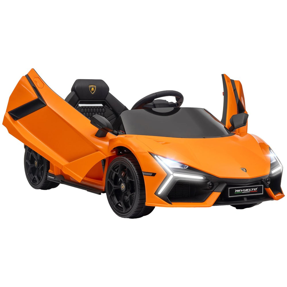 English Elm Qaba Kids Electric Dirt Bike 6v Battery Powered Ride on with Training Wheels Ages 3 to 8 Orange W2225P249890