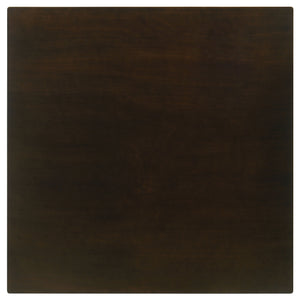 English Elm Finley Modern Espresso Counter Height Dining Table with Hidden Pedestal Storage, Sleek 48" Wood Design B062P350422