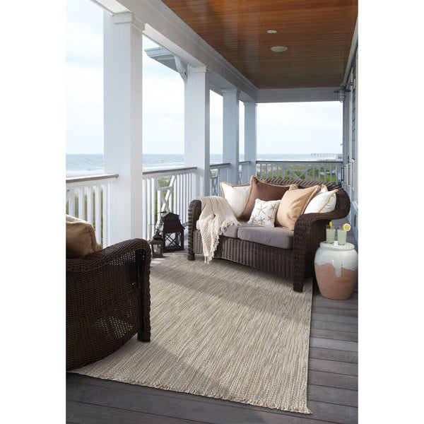 Capel Rugs Seagrove Coastal-inspired Flat Woven Rug - Versatile Olefin Design For Indoor And Outdoor Spaces Oyster, Ivory 100% Polypropylene 0411rs00240036630