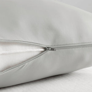 English Elm 1- Piece Full Body Cooling Pillow with Nylon Spandex Cover for Side Sleepers Light Grey B035P482976