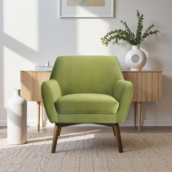 English Elm Mina Italian Inspired Vegan Leather Swivel Barrel Lounge Chair for Modern Living B183P423288