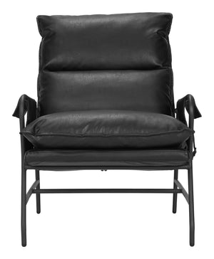 Halaus Accent Chair Black 110204 Zuo Modern