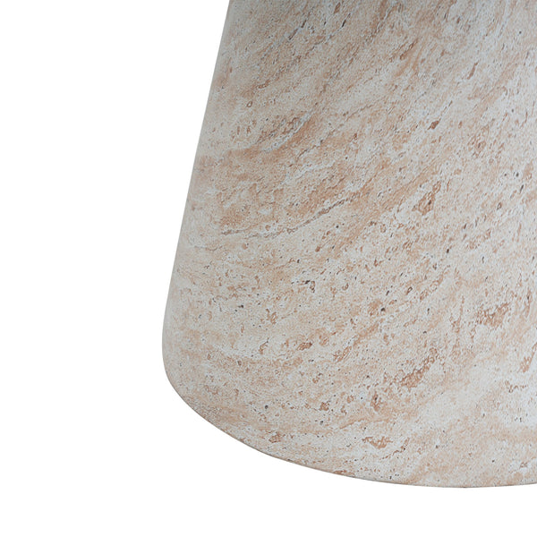 English Elm Christopher Knight Home® - Outdoor/Indoor Lightweight Concrete Side Table With Travertine Finish - Modern Accent For Any Space N773P253808Z