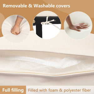 English Elm Christopher Knight Home® - Outdoor 4-Piece Acacia Wood & Metal Patio Sofa Set - Stylish, Weather-Resistant Comfort For Your Space N757S438856B