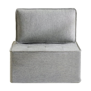 English Elm The light gray linen wooden frame sofa — modular, durable solid wood frame, Nordic comfort for small apartments W3612P395721