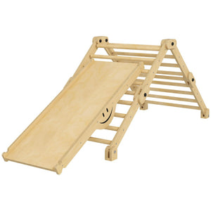 English Elm Qaba 63 Inch Hdpe Indoor Toddler Slide Attaches to Sofa or Bed Safe Fun W2225P249769
