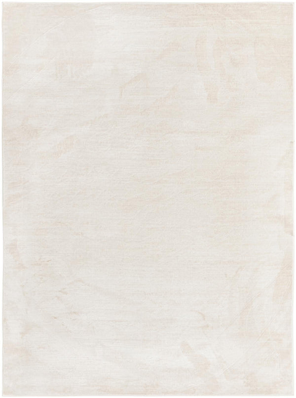 Unique Loom Finsbury Kate Machine Made Solid Rug Ivory, Beige 7' 0" x 10' 0"