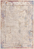 Unique Loom Deepa Ombre Machine Made Floral / Botanical Rug Ivory, Beige/Gray/Silver/Rust Red/Blue/Light Brown 6' 1" x 8' 10"