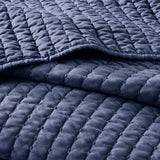 Madison Park Keaton Casual 2 Piece Quilt Set MP13-3457 Navy