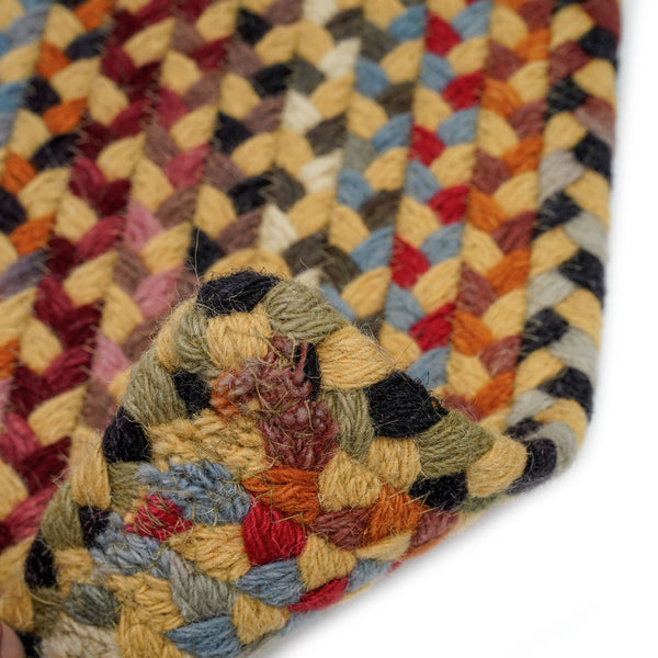 Capel Rugs Plymouth Vintage-inspired Double-braided Area Rug With New England Heritage And Heirloom Appeal Light Gold 95% Wool,5% Other Fibers 0440rs00270048100