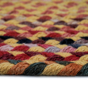 Capel Rugs Plymouth Vintage-inspired Double-braided Area Rug With New England Heritage And Heirloom Appeal Light Gold 95% Wool,5% Other Fibers 0440vs00270048100