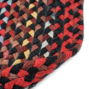 Capel Rugs Plymouth Vintage-inspired Double-braided Area Rug With New England Heritage And Heirloom Appeal Black 95% Wool,5% Other Fibers 0440vs00270048300