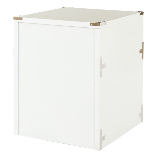 OSP Home Furnishings Wellington 2 Drawer File Cabinet White