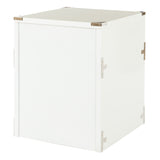 OSP Home Furnishings Wellington 2 Drawer File Cabinet White
